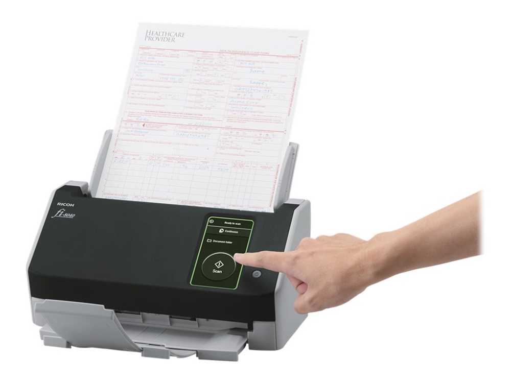Ricoh fi-8040 dokumentskanner 40 ppm/80 ipm, dubbelsidig, 50-arks ADF