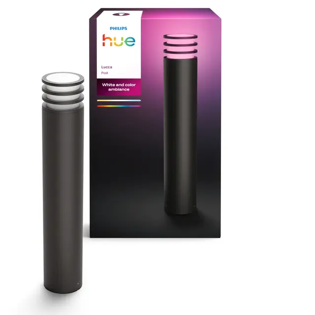 Philips Hue Lucca WCA stolplampa utomhus 8.1W E27 (antracit), bild 2