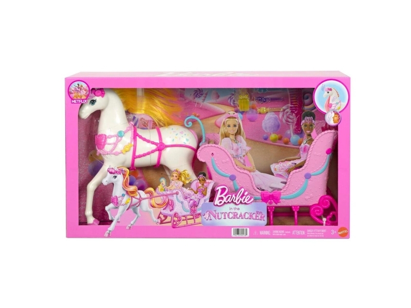 Barbie Häst och släde Nutcracker Rosa, bild 4