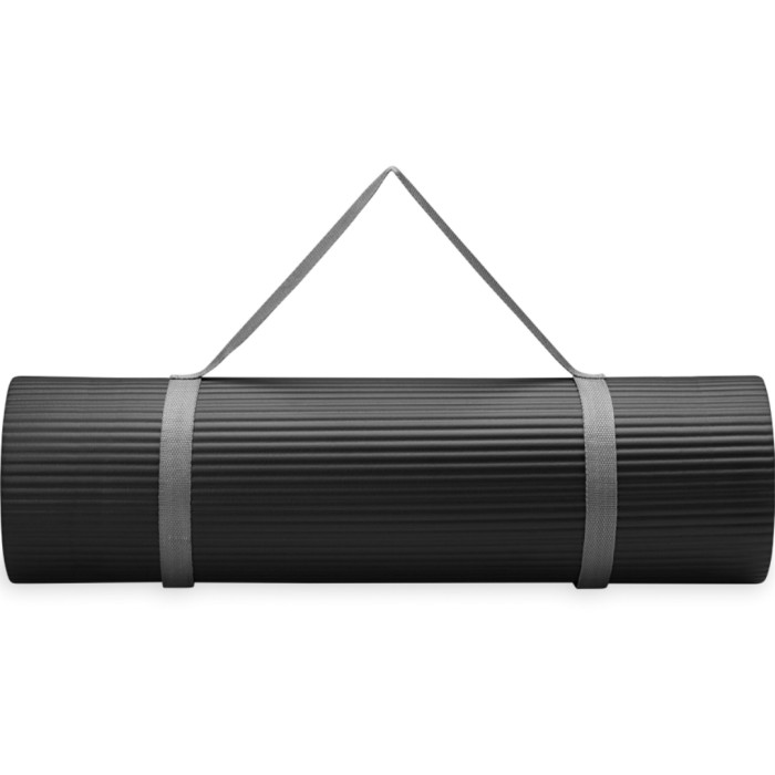 Gaiam Essentials Fitness Mat Black 10 mm, bild 3