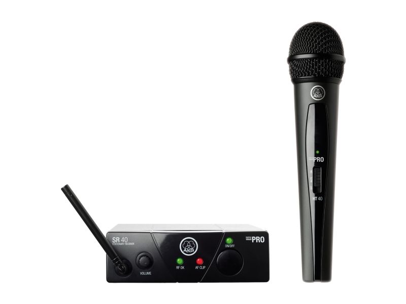 AKG WMS40Mini Vocal Set ISM3 Trådlös mikrofonuppsättning Överföringstyp:Trådlös