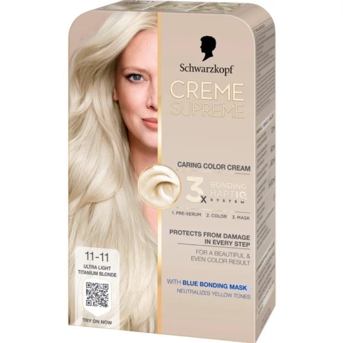 Schwarzkopf Creme Supreme 11-11 Ultra Light Titanium Blonde 1 pcs
