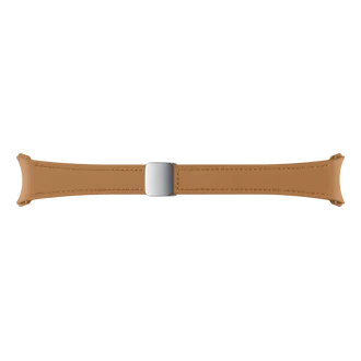 Samsung Galaxy Watch6 Hybrid läderarmband med spänne S/M (brun), bild 2