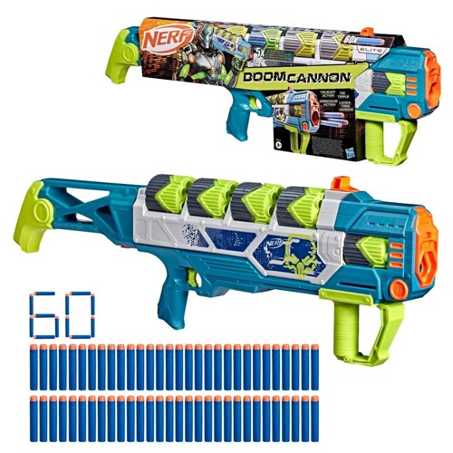 NERF Rebel Ops Doom Cannon leksakspistol, kapacitet för 60 pilar