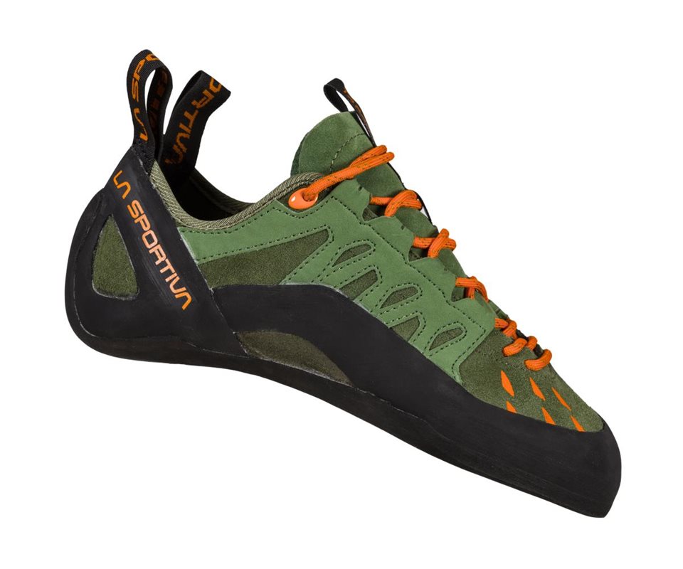 La Sportiva Tarantulace Climbing Shoes Men Olive/Tiger - 44,5