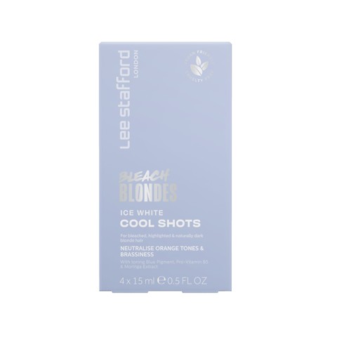 Lee Stafford Bleach Blondes Ice White Cool Shots 4 X 15 Ml