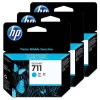 HP nr 711 Cyan (CZ130A), 29 ml, DesignJet T120/T520, 3-pack