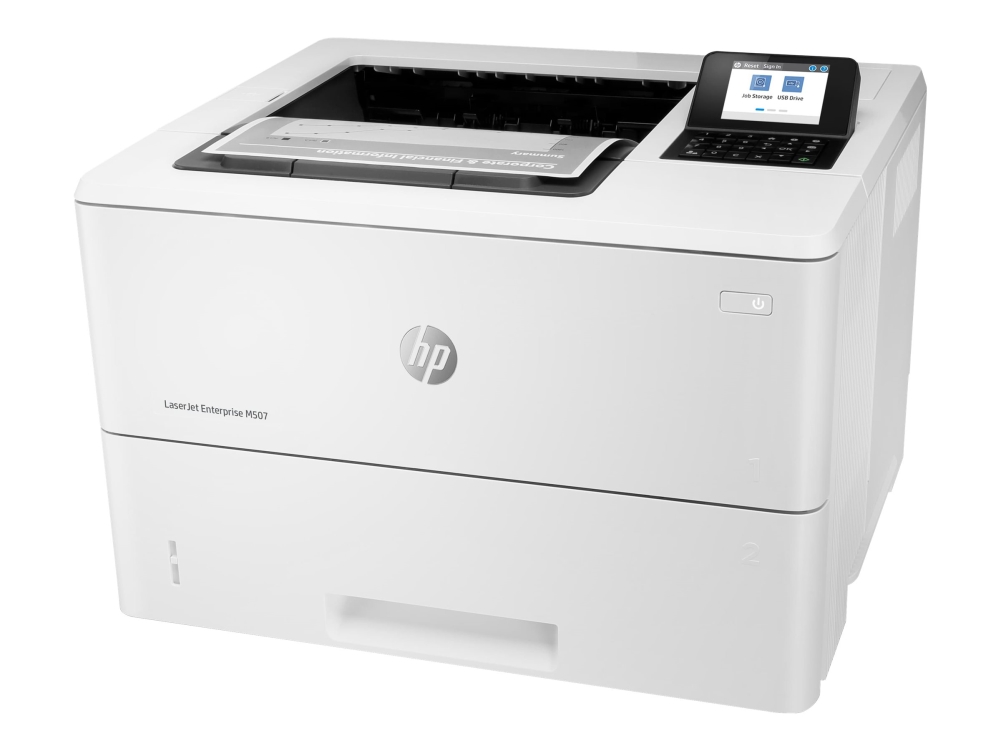 HP LaserJet Enterprise M507dn, 1200x1200 dpi, 43 ppm, duplex, USB/LAN