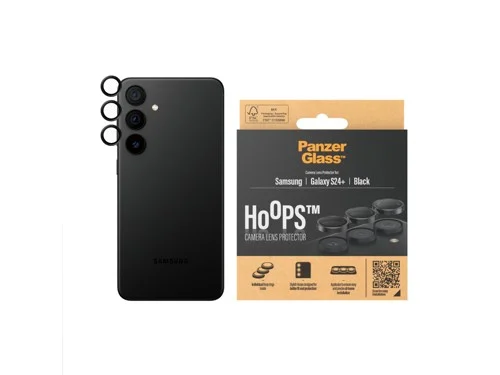 PanzerGlass Samsung Galaxy S24+ Hoops kameralinsskydd, svart, bild 2