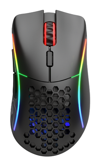 Glorious Model D- trådlös gamingmus, svart, bild 2