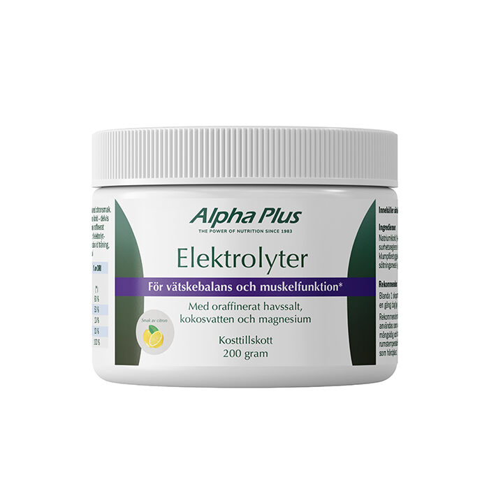 Alpha Plus Elektrolyter citronsmak 200 g, bild 2