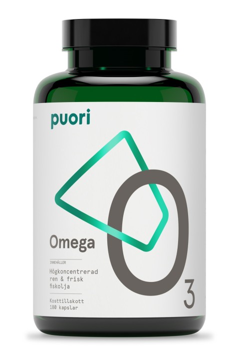 Puori O3 Omega-3 80% 2000 mg 180 kapslar