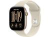 Apple Watch Series 12 GPS 46 mm ljust guld aluminium, sand Sportband - M/L