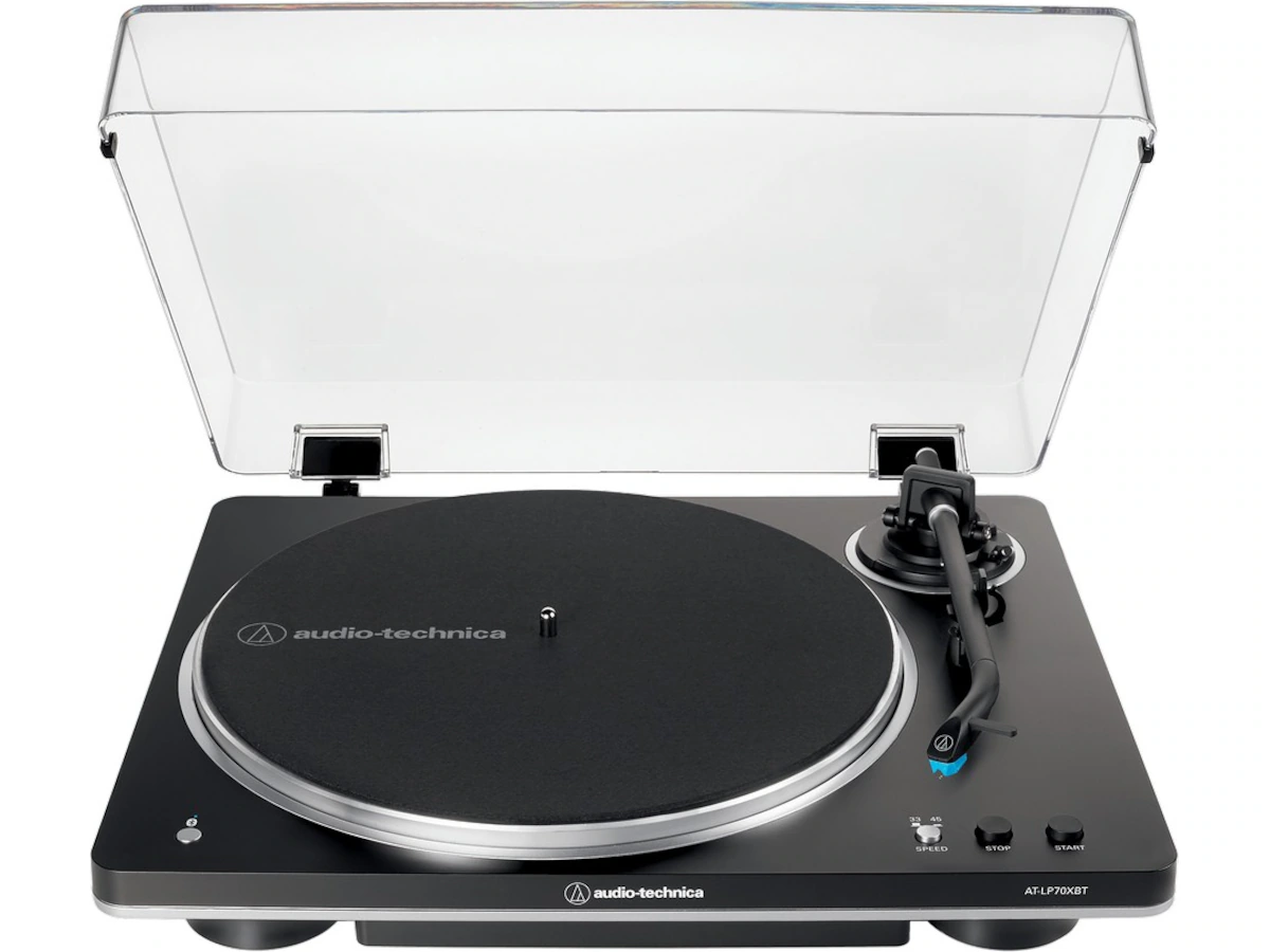 Audio-Technica AT-LP70XBTBS skivspelare, svart