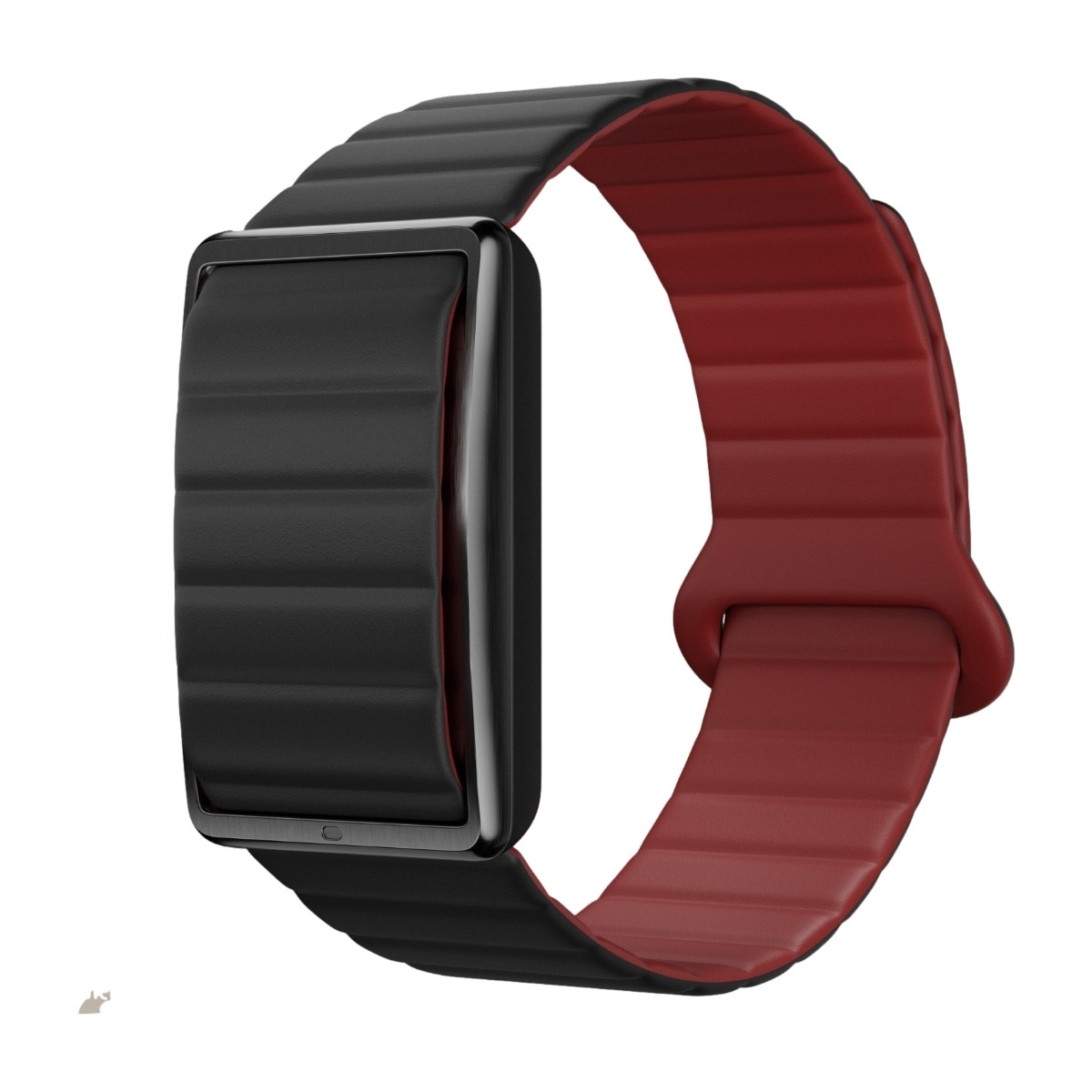 Polar Loop Gen 2 aktivitetsarmband med silikonband S-M, svart/körsbärsrött