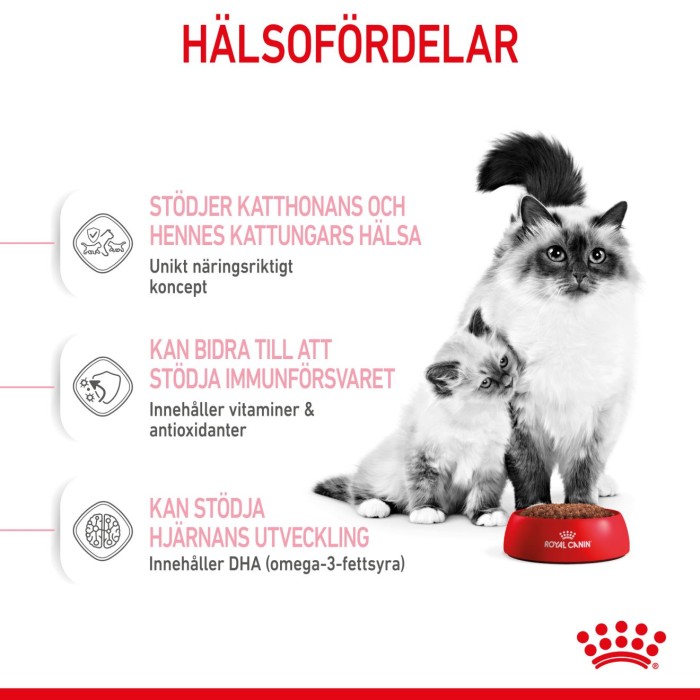 Royal Canin Mother & Babycat, 2 kg, Antioxidanter ingår, bild 4