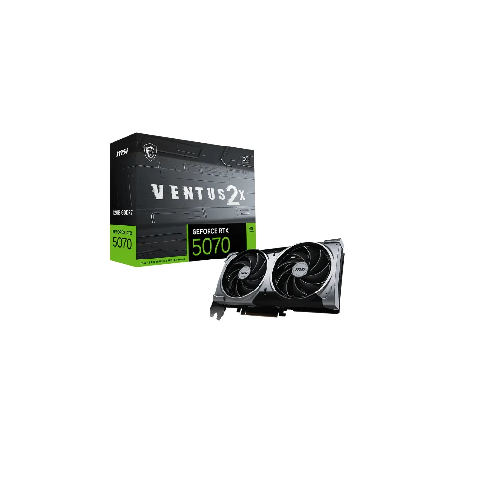 MSI GeForce RTX 5070 12G VENTUS 2X OC grafikkort