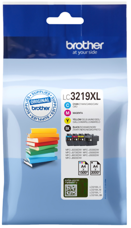 Brother LC 3219XL Value Pack - Svart, Gul, Cyan & Magenta