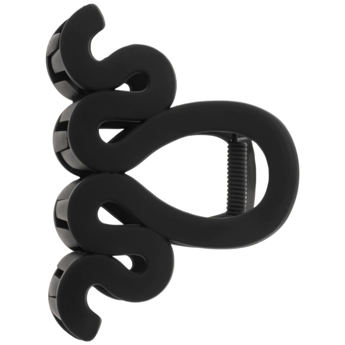 Dazzling Hair Clip Waves Black 1 st