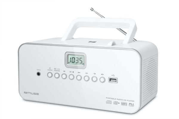 Muse M-28RDW, Digital, FM, MW, 522 - 1620 kHz, Spelare, CD, CD-R, CD-RW, Next, Föregående, Repetera allt, Repetera en