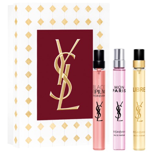Yves Saint Laurent Black Opium Gift Set 10 ml + MP 10 ml + LB 10 ml 3 pcs, bild 3