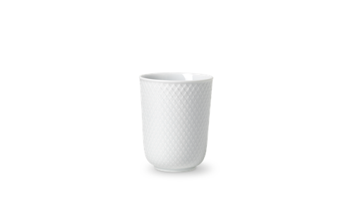 Lyngby Porcelæn - Rhombe Vit Mugg - 33 cl, bild 3