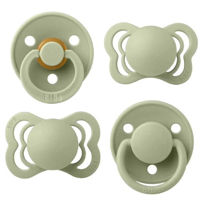 BIBS Pacifiers Try It Collection Sage Size 1