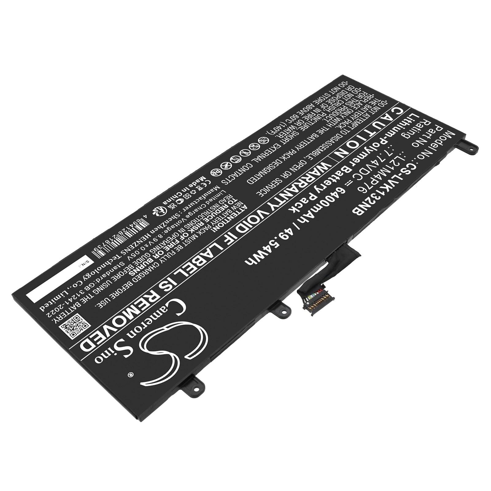 Batteri till Notebook, Bärbar dator för Lenovo ThinkPad X13S GEN 1-21BX000EHV m.fl., bild 3
