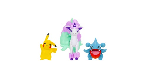 Pokémon - Battle Figure 3 pack - Pikachu, Gible & Ponyta (PKW4097), bild 3