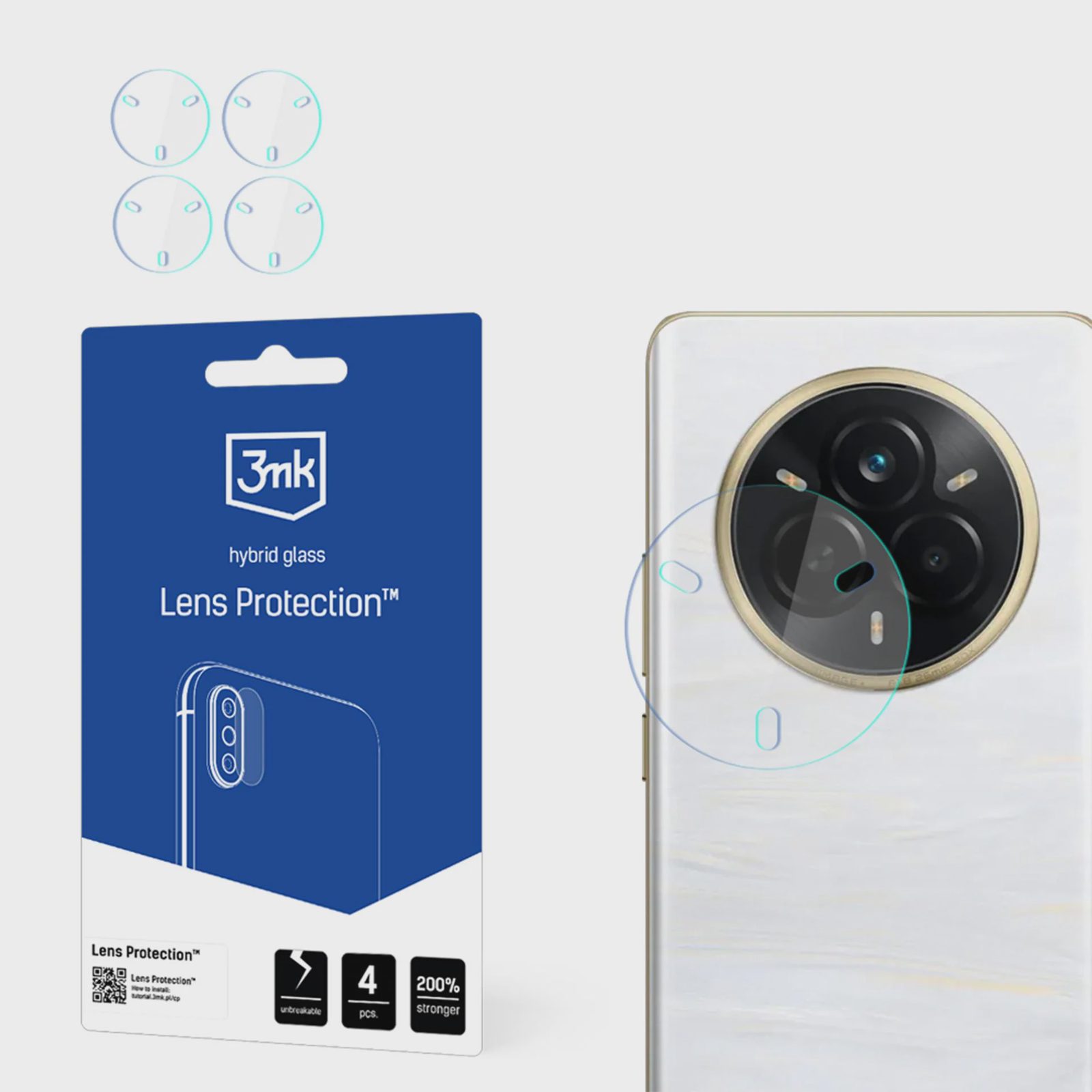 3mk Linsskydd – kameraglas för Realme 14 Pro+