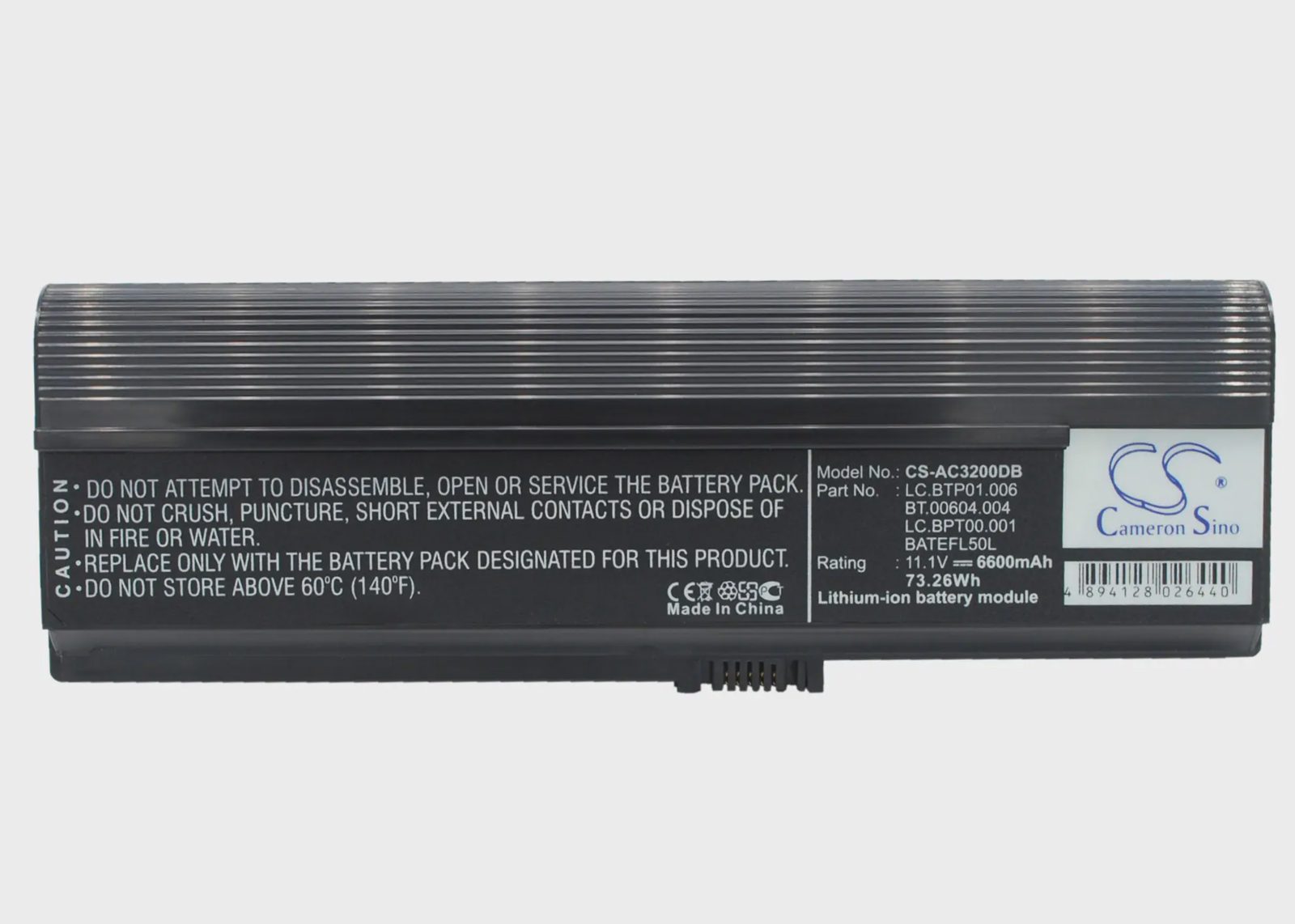 Batteri till Notebook, Bärbar dator för Acer AS36802682, Aspire 3050 m.fl.