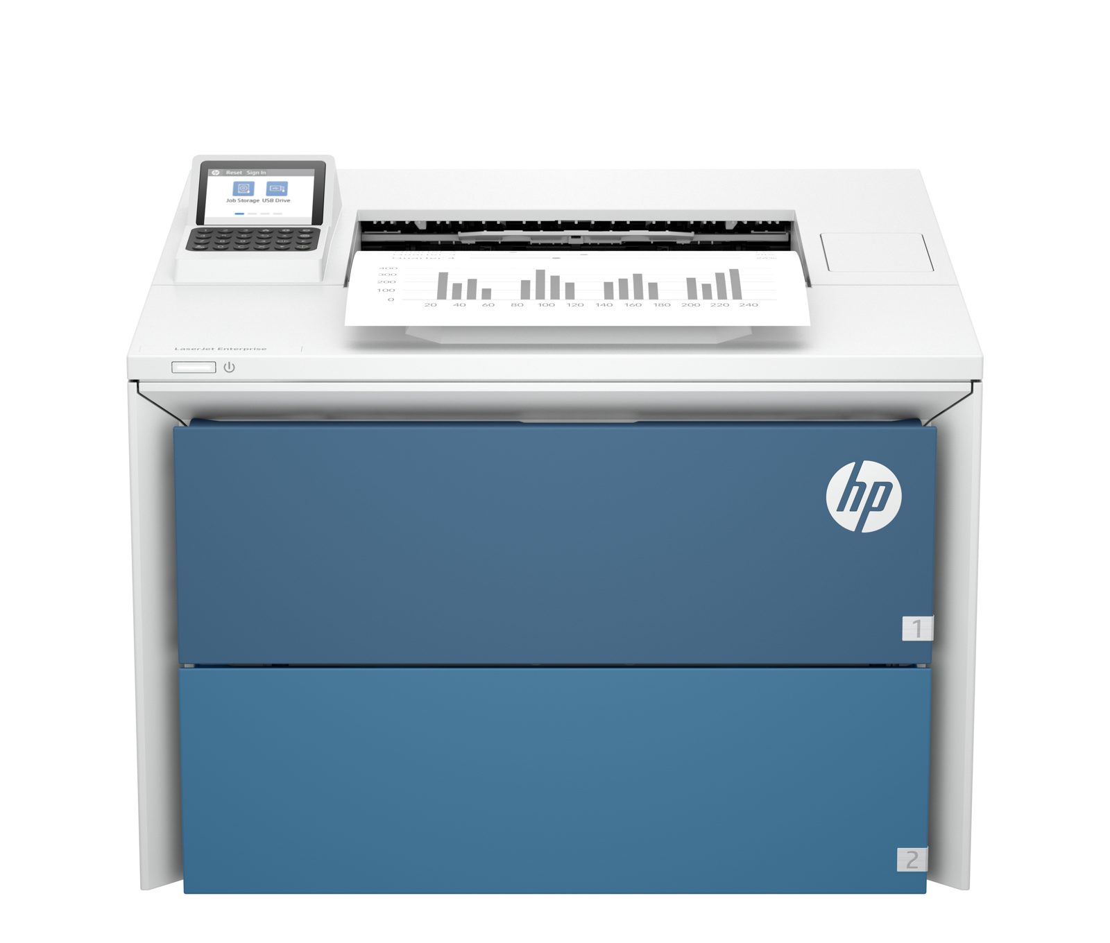 HP LaserJet Enterprise 5501dn, 1200 dpi, 50 ppm ISO, duplex, AirPrint, USB/LAN, bild 4