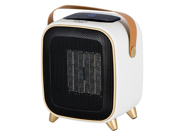 Ceramic Fan Heater 1000W, Electric Heater with LED Display, 2 Heat Settings 700/1000W, 1–12h Timer, 15–45°C Thermostat, Cool Air Fan