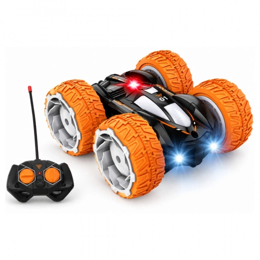 Rc Beast - Radiobil Flip Stunt Svart 1:24