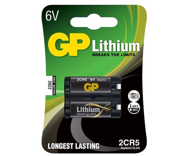 Batteri GP Batteries Lithium 2CR5, 6V