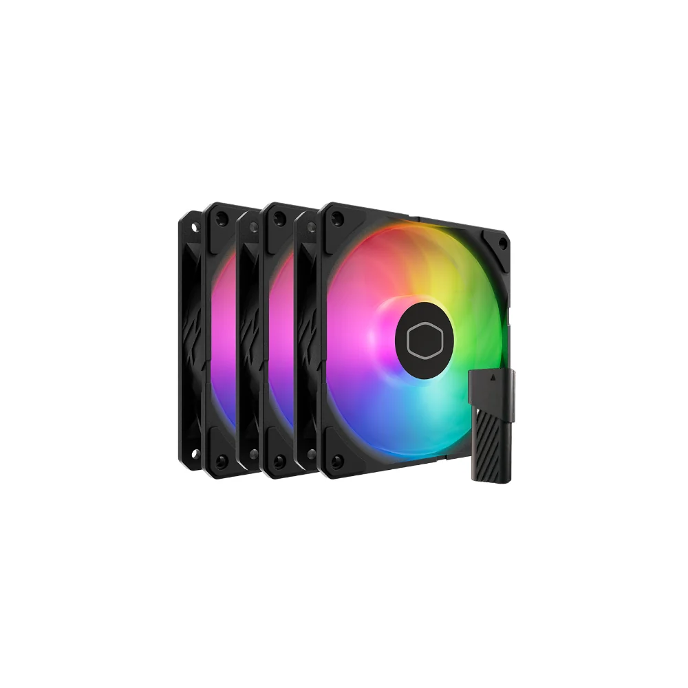 Cooler Master Sickle Flow Edge 120mm PC-fläkt (3-pack, svart)