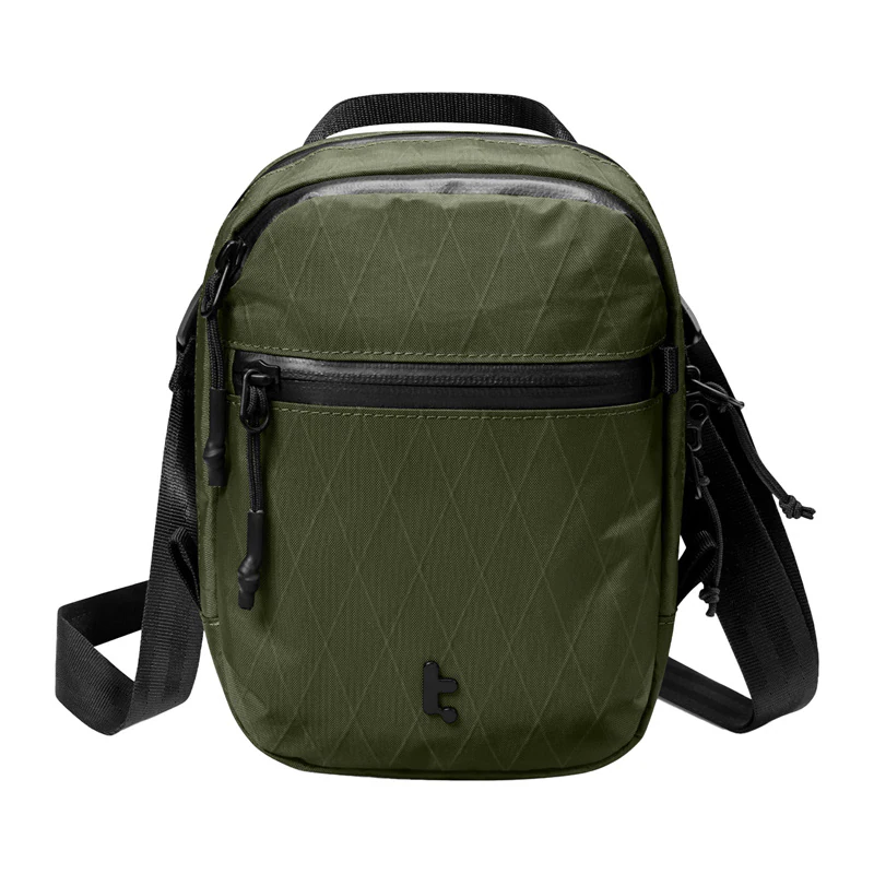 TOMTOC Aviator-T37 resväska med axelrem X-Pac 1,3L (grön)
