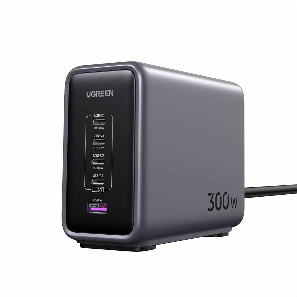 UGREEN 300W Desktop Charger 5 portar