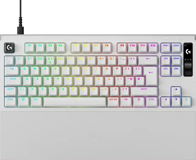 Logitech G PRO X2 RAPID TKL gamingtangentbord, vitt - Magnetic Analog