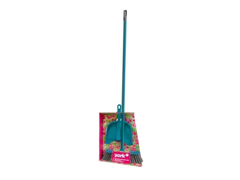 York städset Combi kvast + skyffel + sopskyffel (082010)