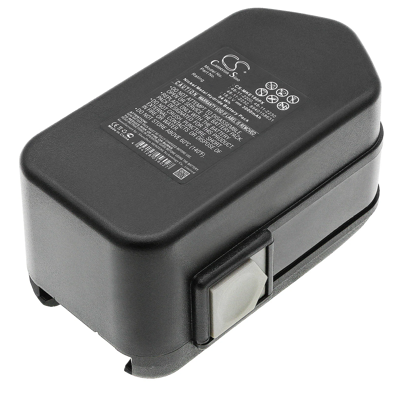 Batteri till Elverktyg för Milwaukee 0521-20, 0521-21, 0521-22 m.fl.