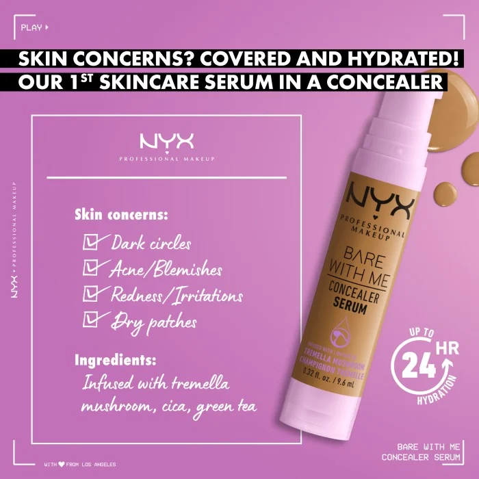 NYX PROFESSIONAL MAKEUP Bare With Me Concealer Serum Rich, bild 5