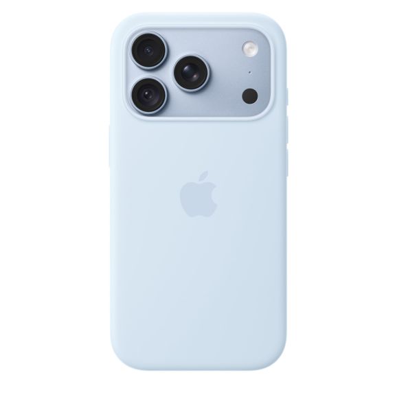 Apple iPhone 18 Pro Silicone Skal MagSafe, krispigt blå