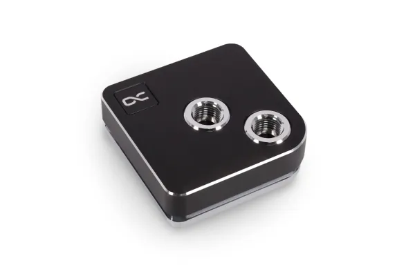 Alphacool 13443, Vattenblock, mässing, Koppar, Svart, 1/4, 60 ° C, 0,8 Bar