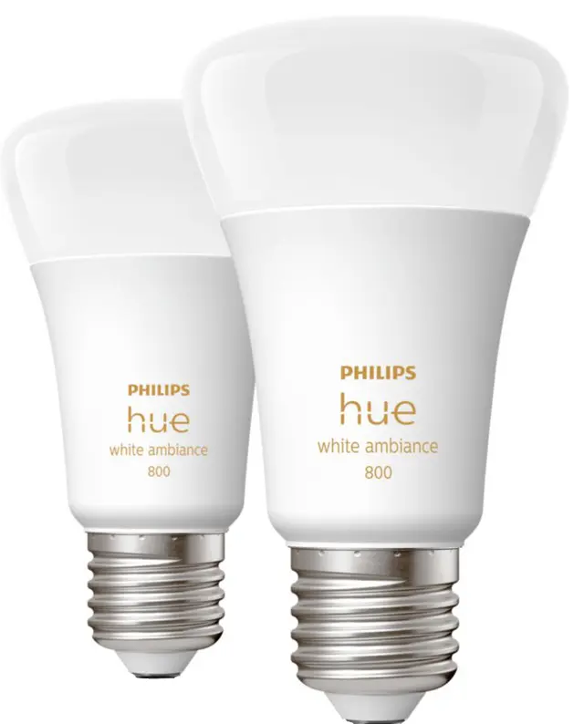 Philips Hue WA smart glödlampa 9W E27 A60 2 st