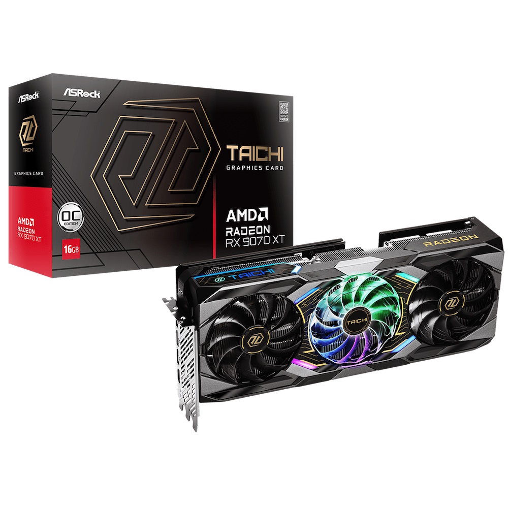 ASRock Radeon RX 9070 XT Taichi OC 16GB