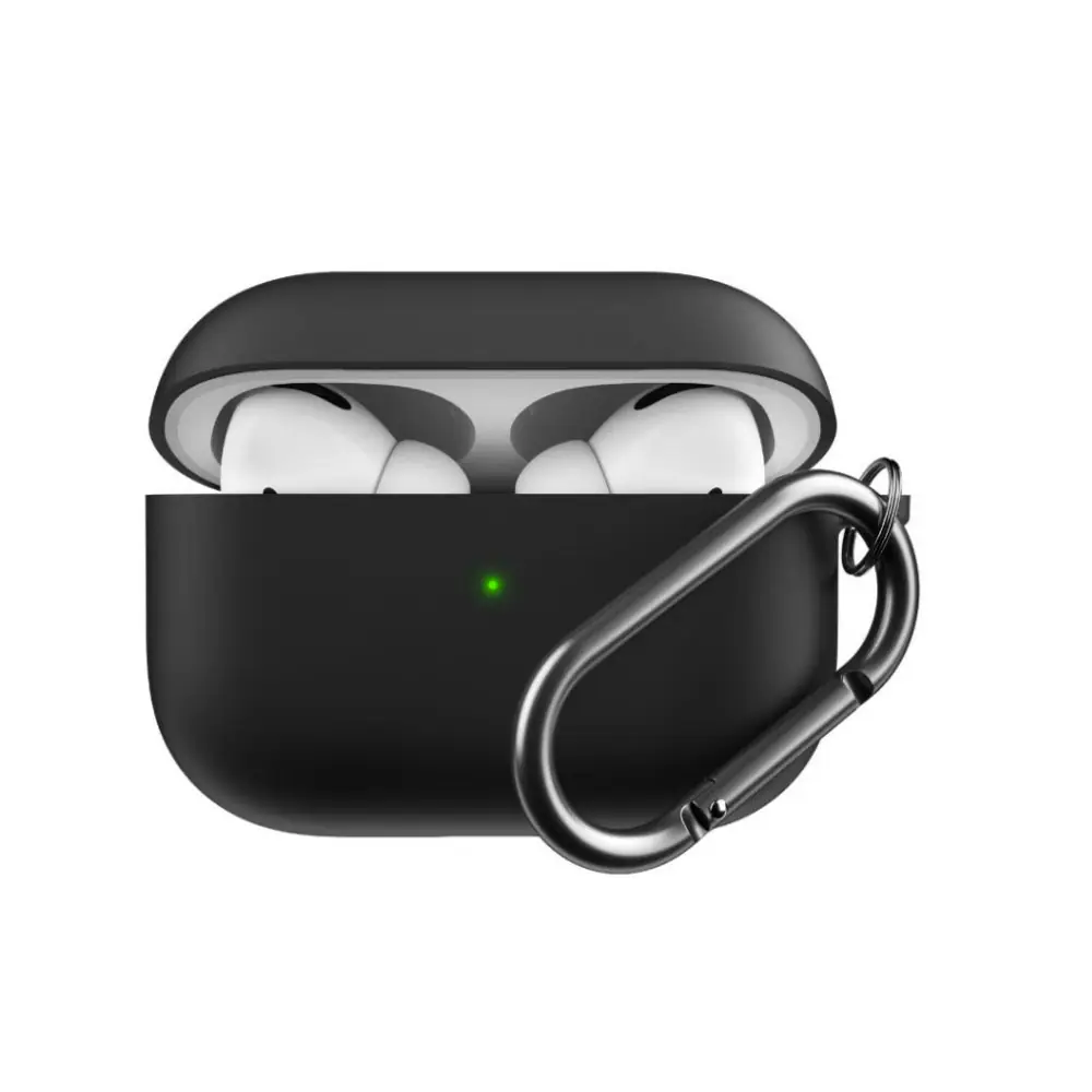 PodSkinz HybridShell AirPods Pro nyckelringsfodral (svart)