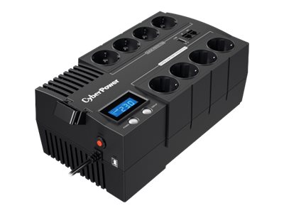 CyberPower BRICs LCD Series BR1000ELCD - UPS - AC 220/230/240 V - 600 Watt - 1000 VA - USB - utgångskontakter: 8