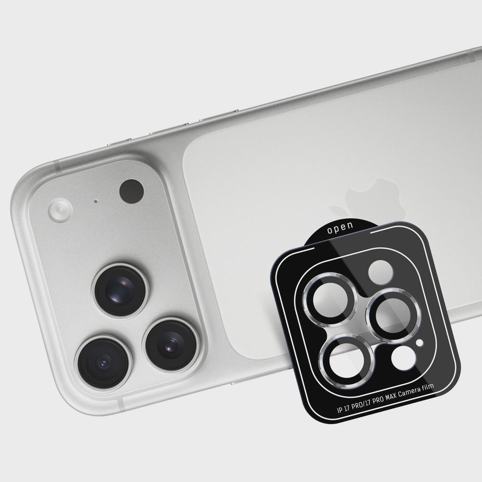 3mk Lens Protection Pro kameralinsglas för Apple iPhone 17 Pro / 17 Pro Max – silver, bild 2