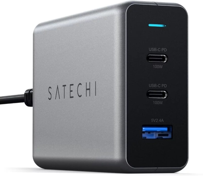 Satechi dubbel USB-C och USB-A laddare ST-TC100GM-EU, bild 4